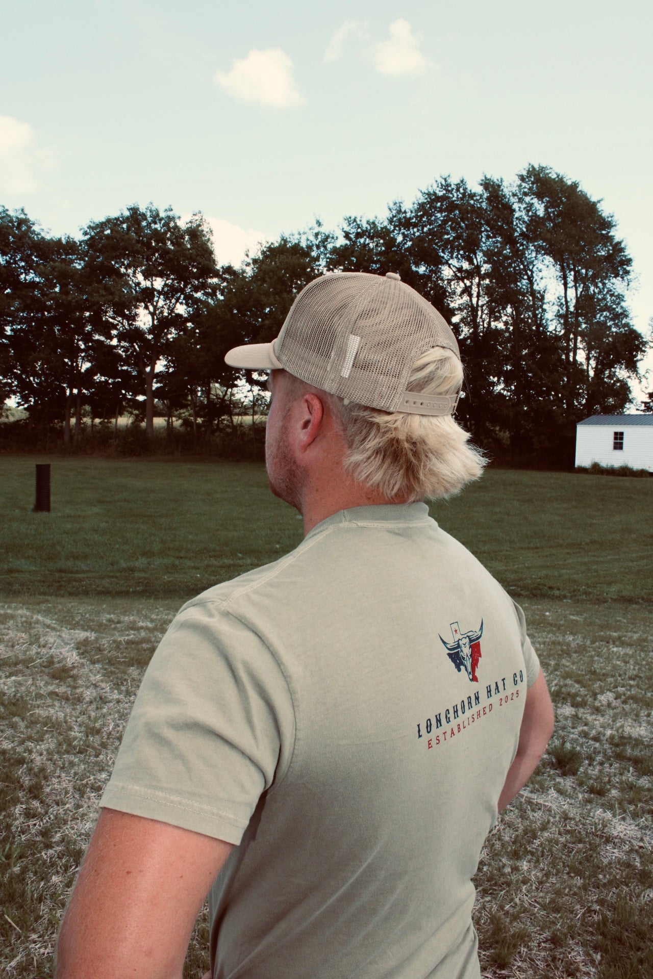 Black Rope Patch Hat
