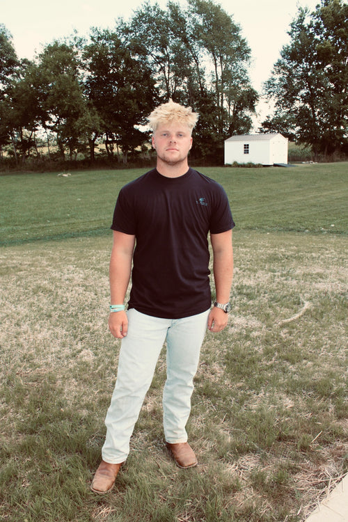 "The Bull" Black Short Sleeve Tee