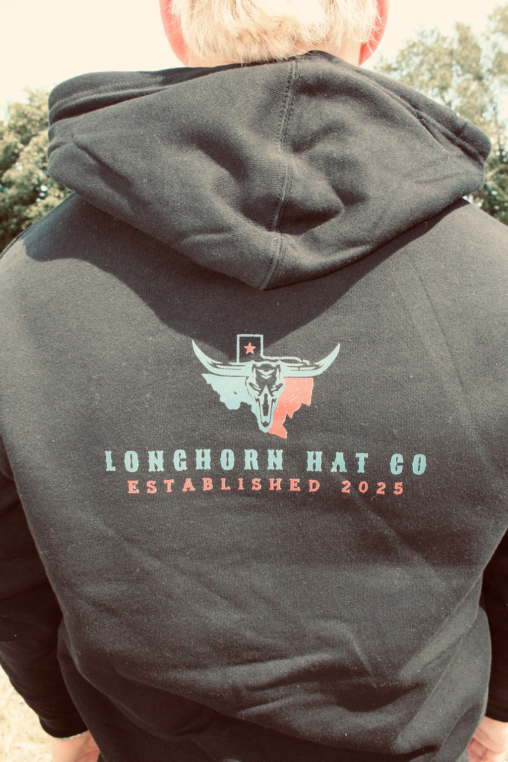Texas Black Hoodie