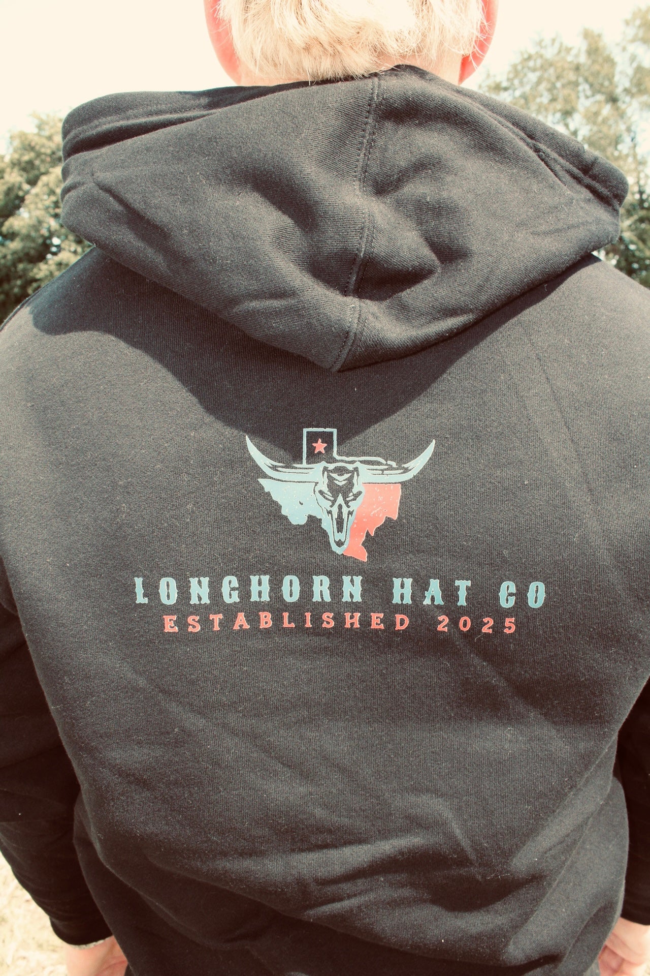 Texas Black Hoodie