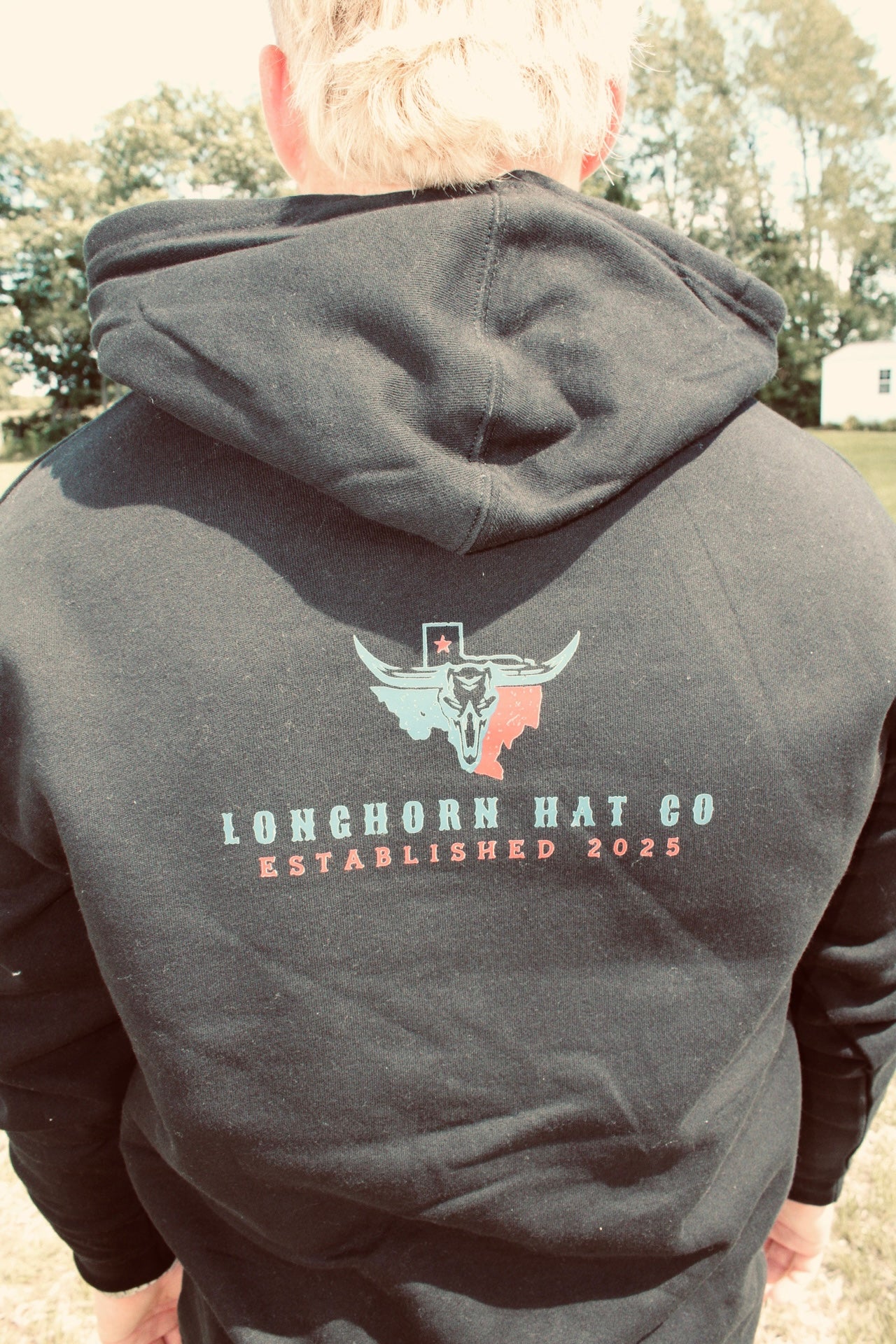 Texas Black Hoodie
